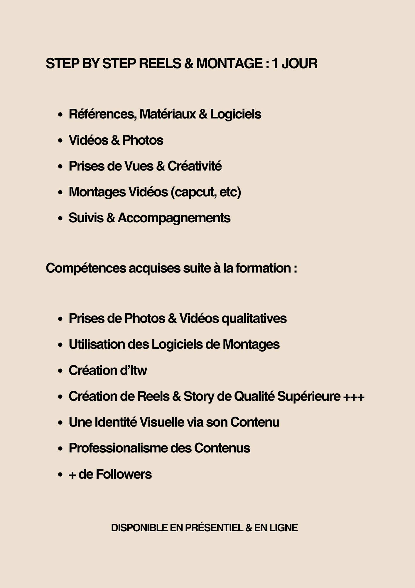 Coaching Réseaux Sociaux / Step by Step Reels & Montages